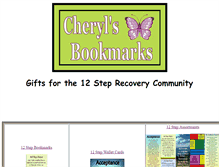 Tablet Screenshot of cherylsbookmarks.com